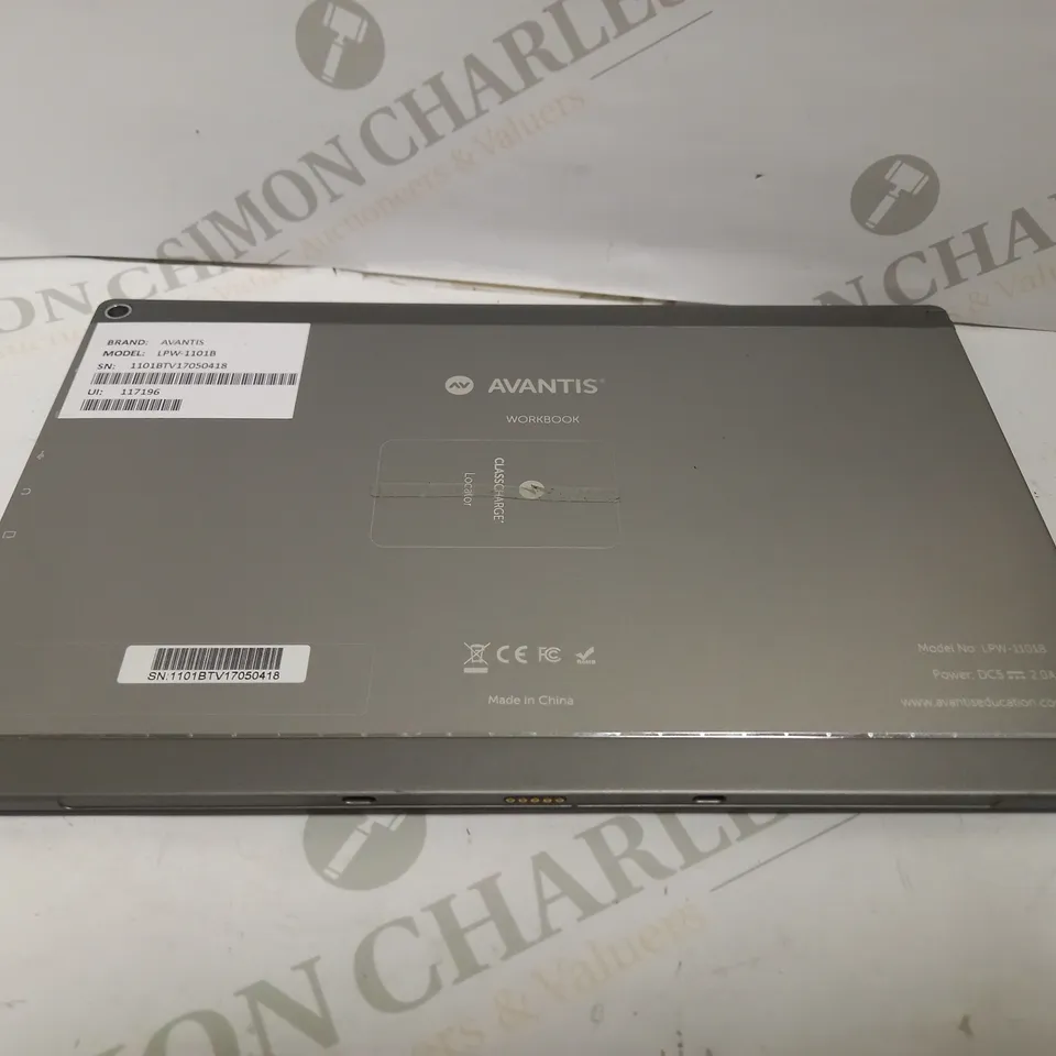 AVANTIS LPW-1101B WORKBOOK TABLET 