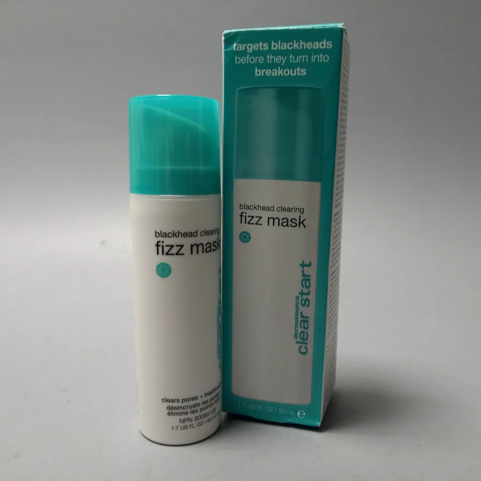BOXED DERMALOGICA CLEAR START BLACKHEAD CLEARING FIZZ MASK (50ml)