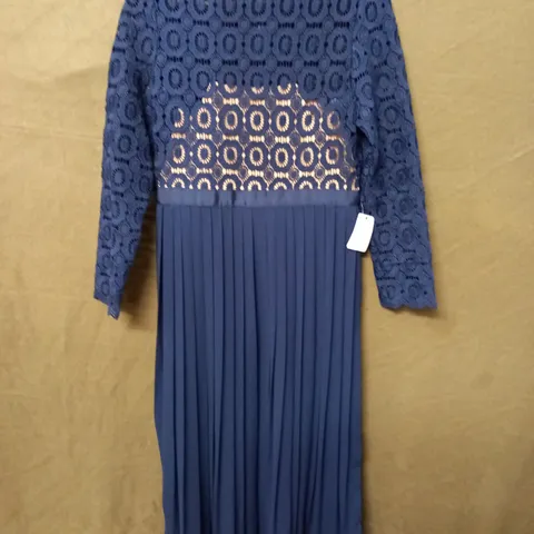 JITTERS NAVY OCCASIONAL DRESS - SIZE 14