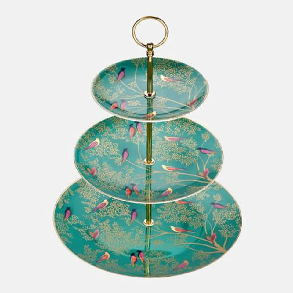 BOXED SARA MILLER CHELSEA COLLECTION - 3 TIER CAKE STAND