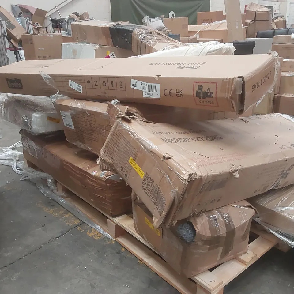 PALLET CONTAINING A VERY LARGE QUANTITY OF ASSORTED FURNITURE PARTS ECT