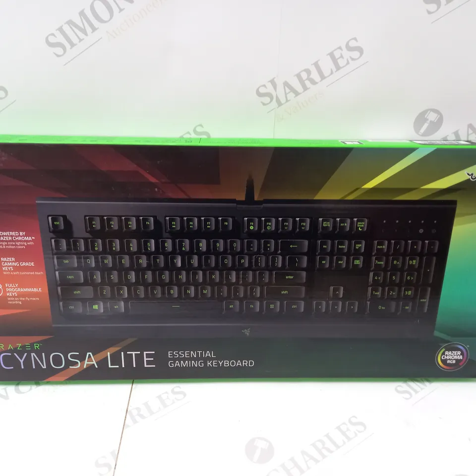BRAND NEW BOXED RAZER CYNOSA LITE ESSENTIAL GAMING KEYBOARD