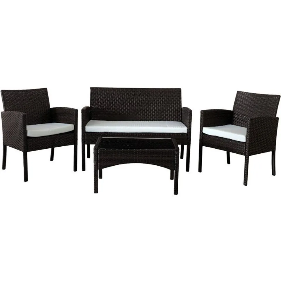 BOXED GAUBERT 4 SEATER CORNER SOFA SET