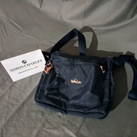 KIPLING RUIZ CROSSBODY BAG IN NAVY GLITTER 