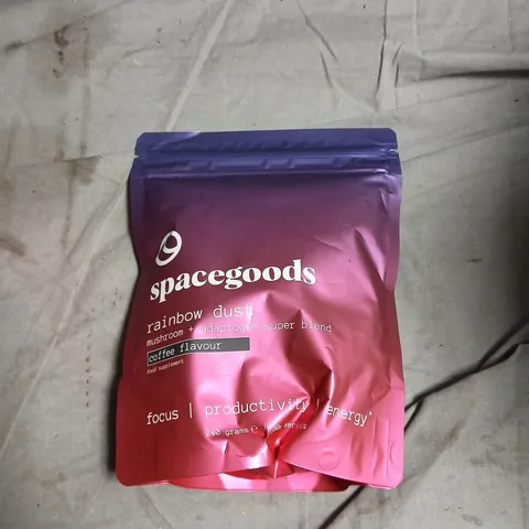 SPACEGOODS RAINBOW DUST MUSHROOM ADAPTOGEN SUPER BLEND - COFFEE FLAVOUR, 240G