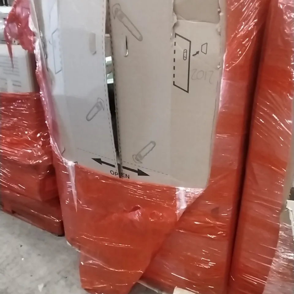 PALLET OF ASSORTED HOUSEHOLD GOODS AND PRODUCTS TO INCLUDE; BBQ, BOXED FURNITURE ETC