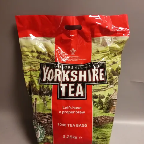 SEALED YORKSHIRE TEA 1040 TEA BAGS 3.25KG