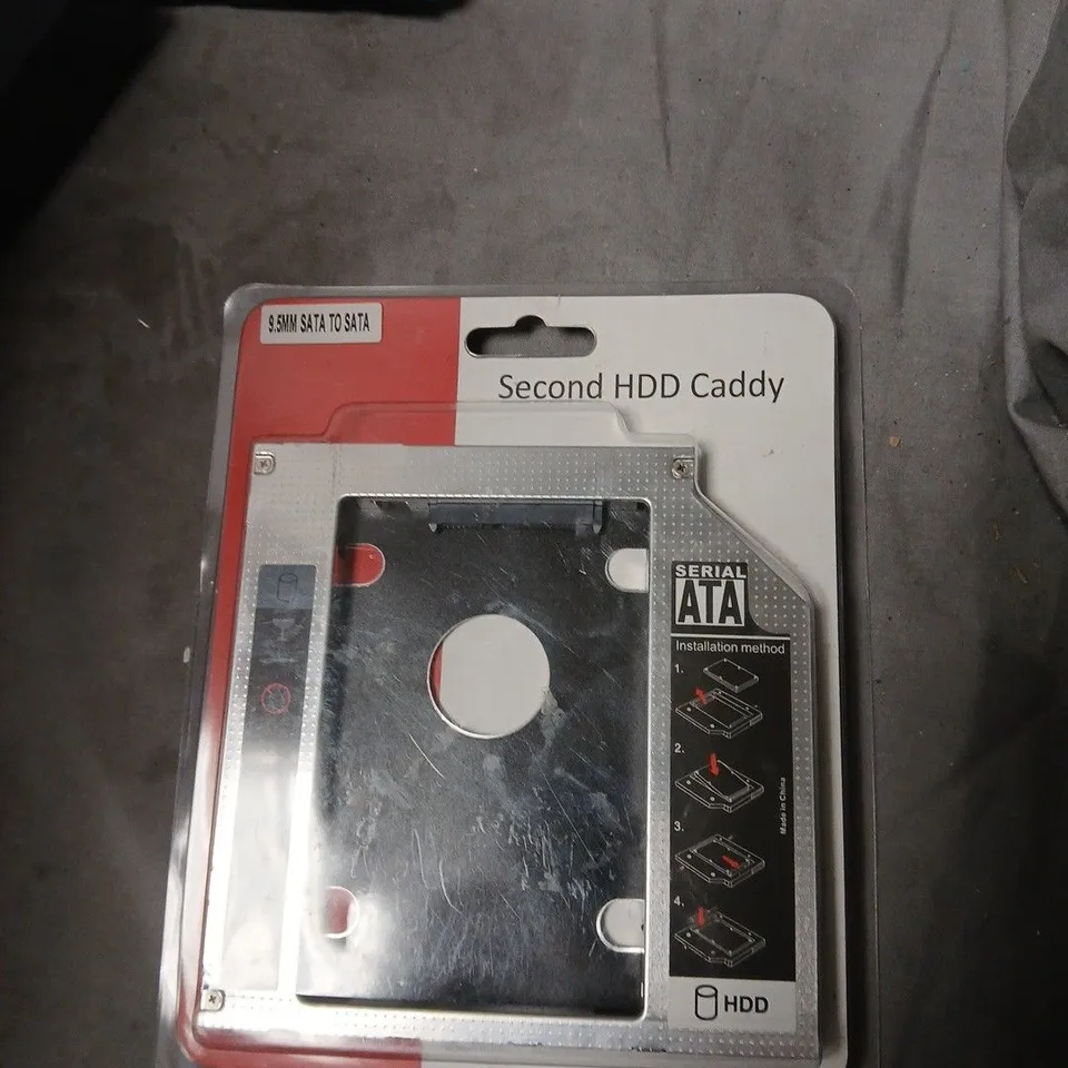 BOX OF APPROXIMATELY 12 ASSORTED ELECTRICAL ITEMS INCLUDING SECOND HDD CADDY, NINTENDO SWITCH CONTROLLER AND SWITCHING MODE POWER SUPPLY