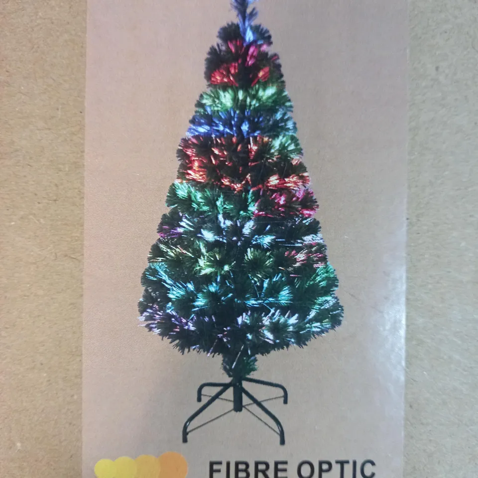 TRADE XONE 3FT FIBRE OPTIC FESTIVE TREE IN GREEN