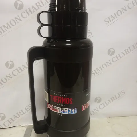 GENUINE THERMOS BRAND FLASK IN BLACK