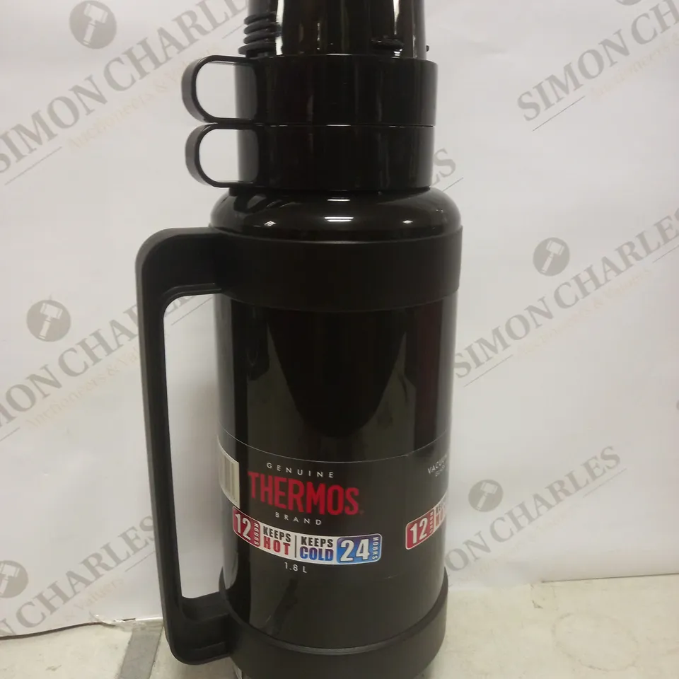 GENUINE THERMOS BRAND FLASK IN BLACK