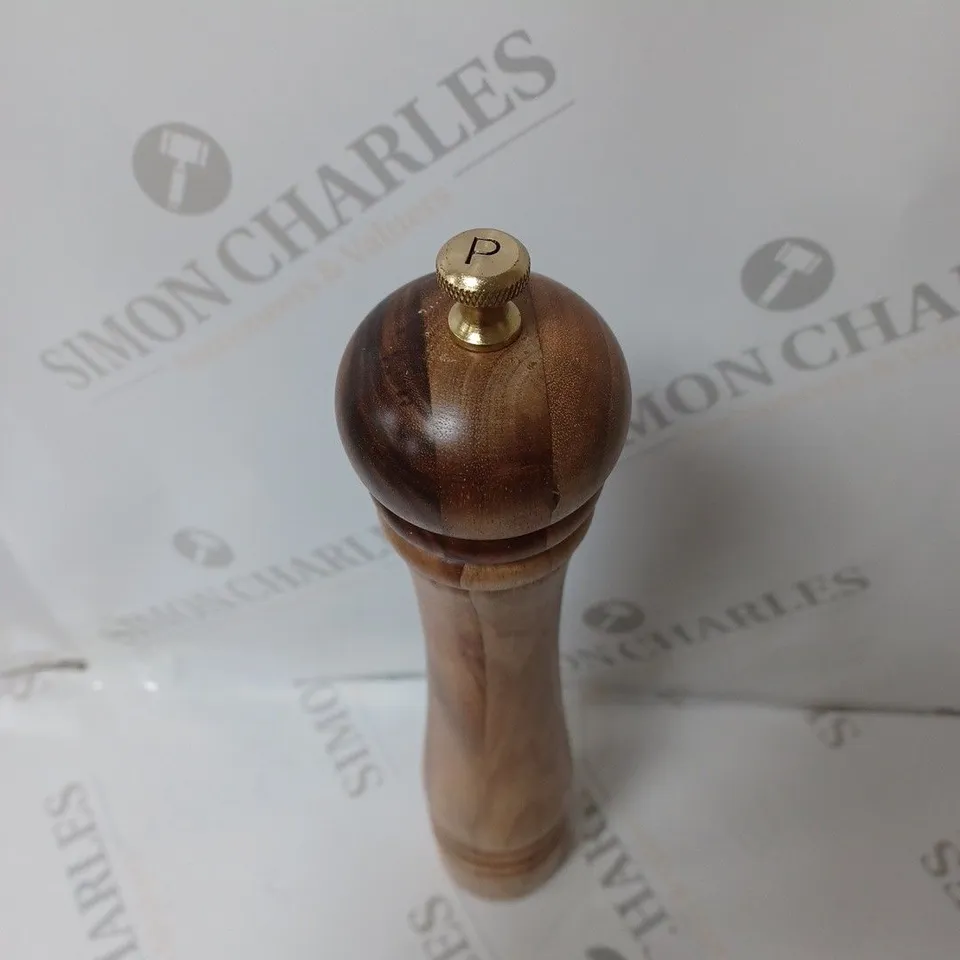 DEROTENO PEPPER MILL, ACACIA WOOD, APPROX 30CM