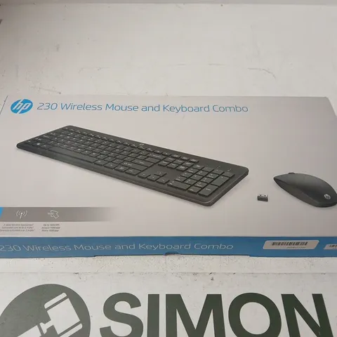HP 230 WIRELESS KEYBOARD & MOUSE COMBO – BOXED