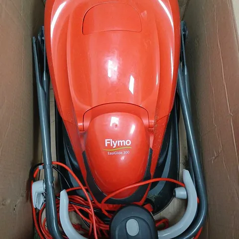 BOXED FLYMO EASIGLIDE 300 CORDED HOVER COLLECT LAWNMOWER