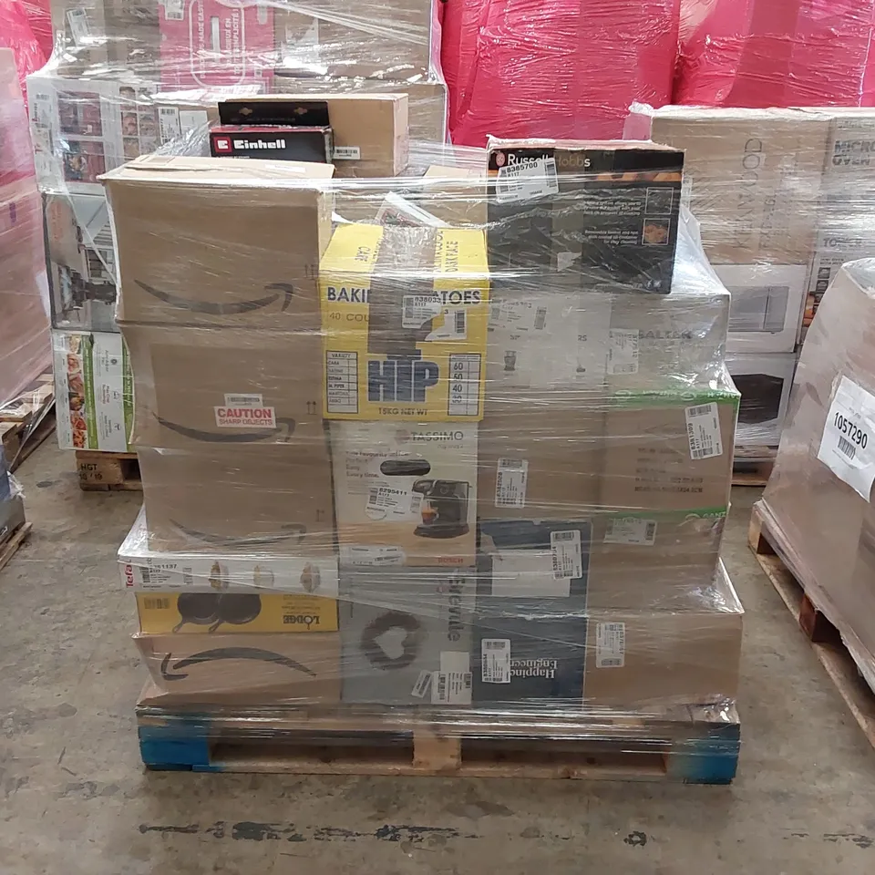 PALLET OF APPROXIMATELY 53 UNPROCESSED RAW RETURN HOUSEHOLD AND ELECTRICAL GOODS TO INCLUDE;