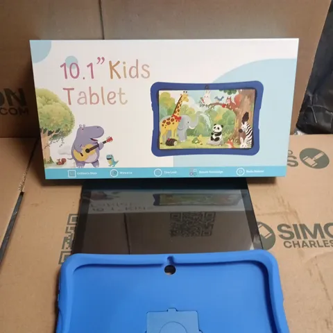 10.1 INCH KIDS TABLET WITH BLUE PROTECTIVE CASE