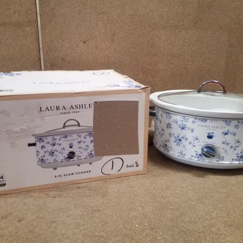 BOXED LAURA ASHLEY 6.5 LITRE SLOW COOKER