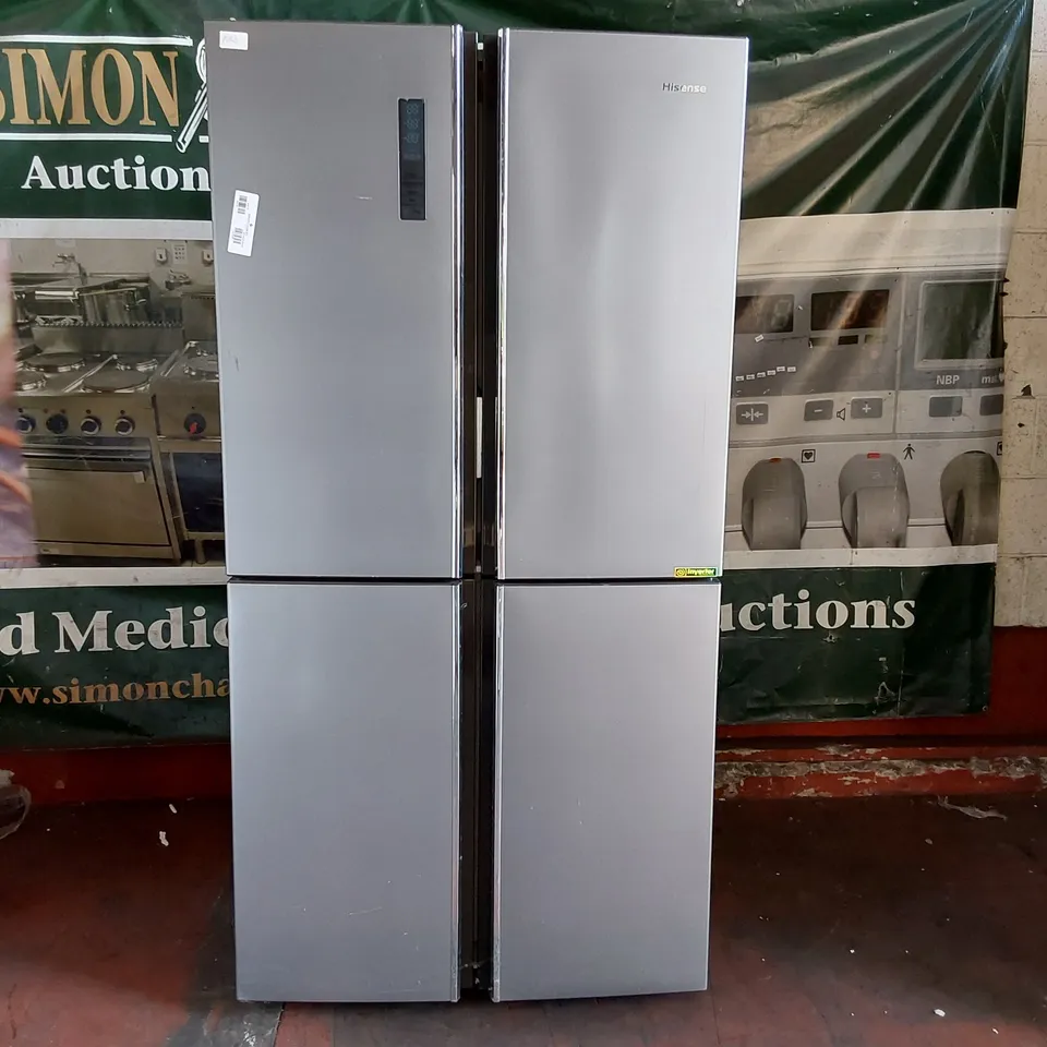 HISENSE RQ689N4BD1 FRIDGE FREEZER - SILVER
