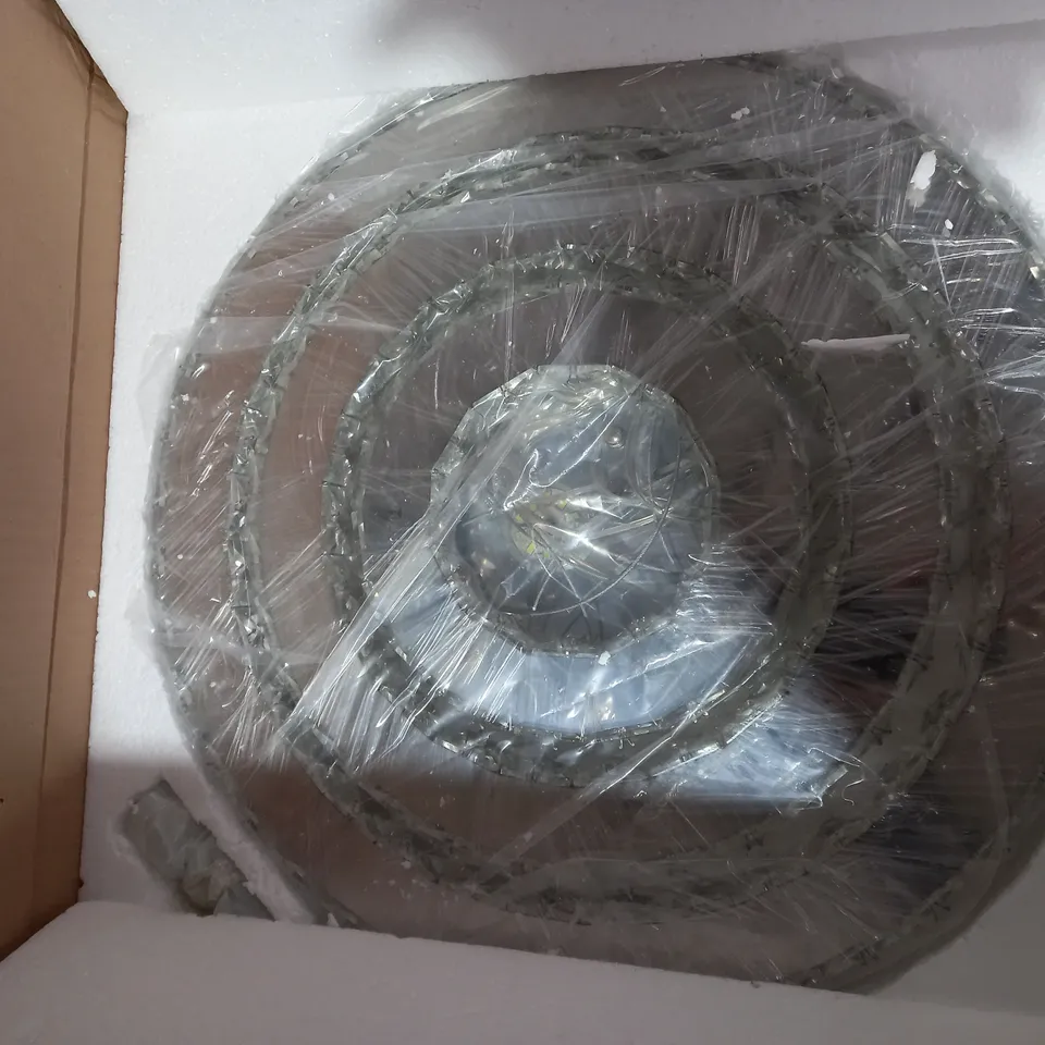 BOXED DESIGNER LED JEWEL DETAIL ROUND CEILING PENDANT