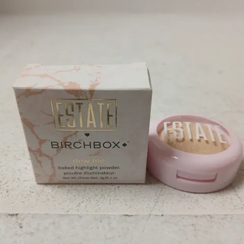 LARGE QUANTITY OF ESTATE BIRCHBOX DEW ME BAKED HIGHLIGHT POWDER