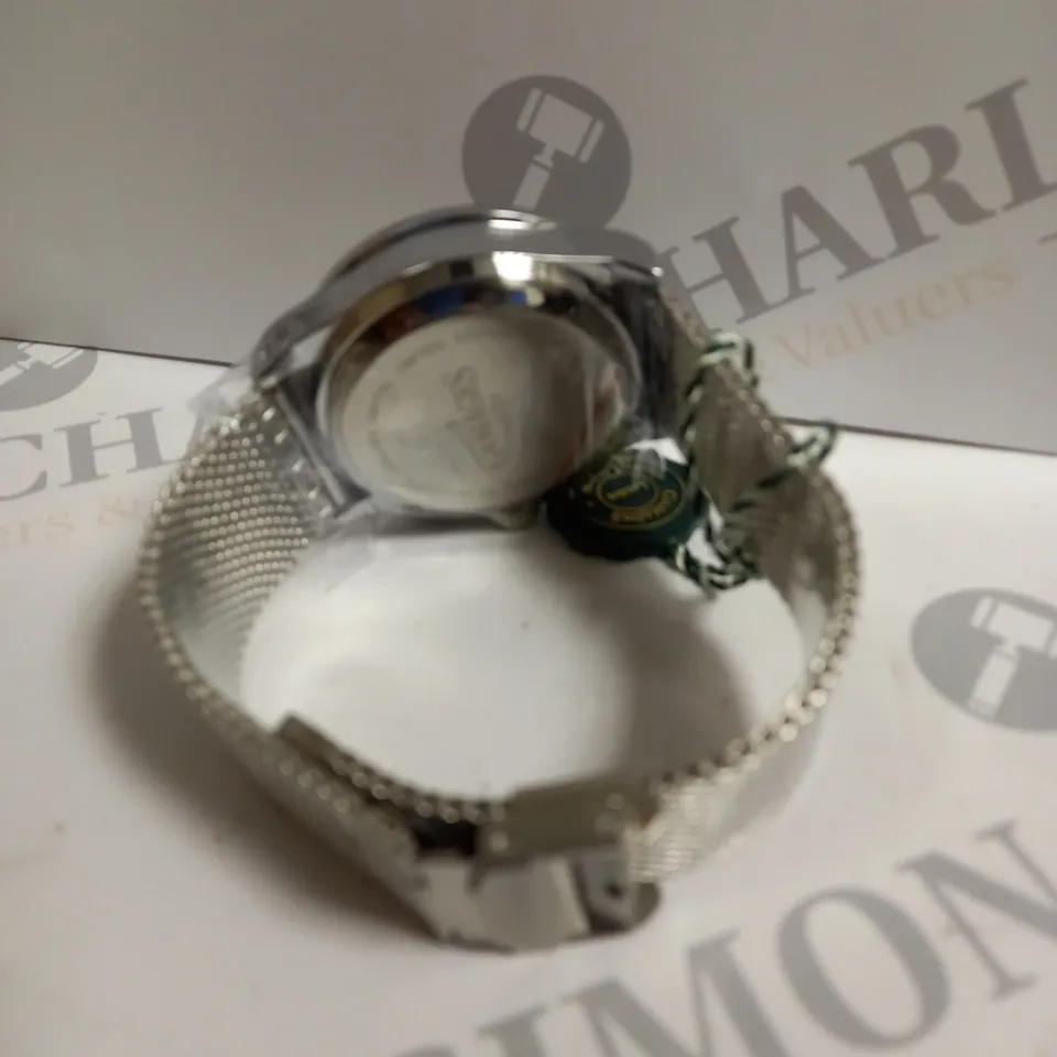 BOXED GAMAGES CAPITAL STEEL BRACELET WATCH 