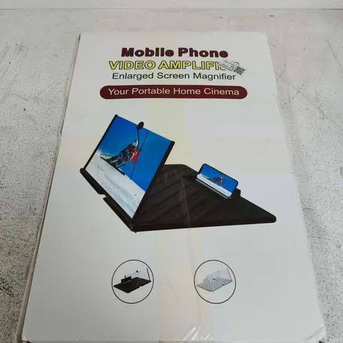 MOBILE PHONE VIDEO AMPLIFIER – ENLARGED SCREEN MAGNIFIER FOR PORTABLE HOME CINEMA