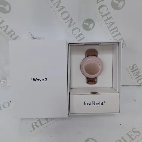 BOXED EMBR LABS WAVE 2 COOLING & WARMING WRISTBAND IN ROSE GOLD