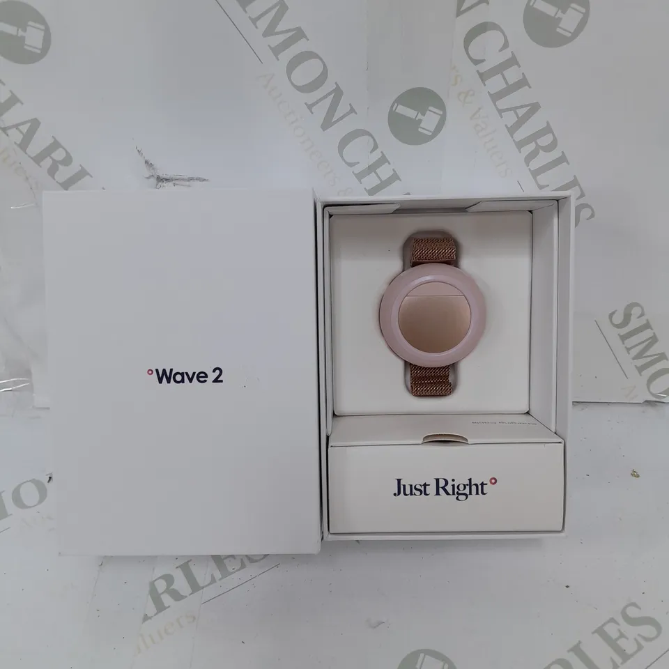 BOXED EMBR LABS WAVE 2 COOLING & WARMING WRISTBAND IN ROSE GOLD