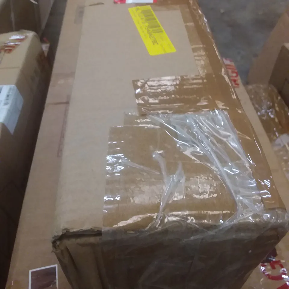 BOXED 1 DRAWER BEDSIDE TABLE - WHITE