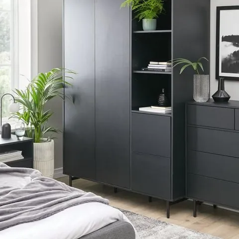 BOXED HAVA 2 DOOR 2 DRAWER WARDROBE (2 BOXES)