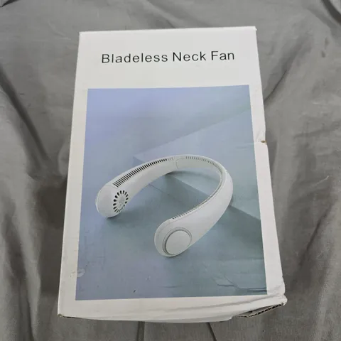 BOX OF APPROXIMATELY 18 ASSORTED ITEMS INCLUDING BLADELESS NECK FAN AND SEALABAG