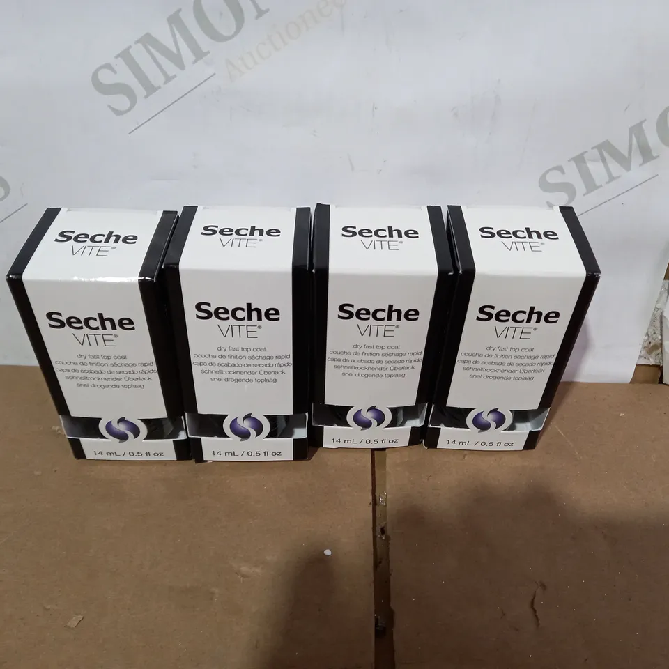LOT OF 2 ASSORTED SECHE VITE TOP COAT BOTTLE SETS