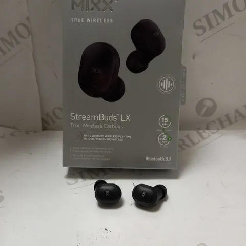 MIXX TRUE WIRELESS STREAMBUDS LX EARBUDS 