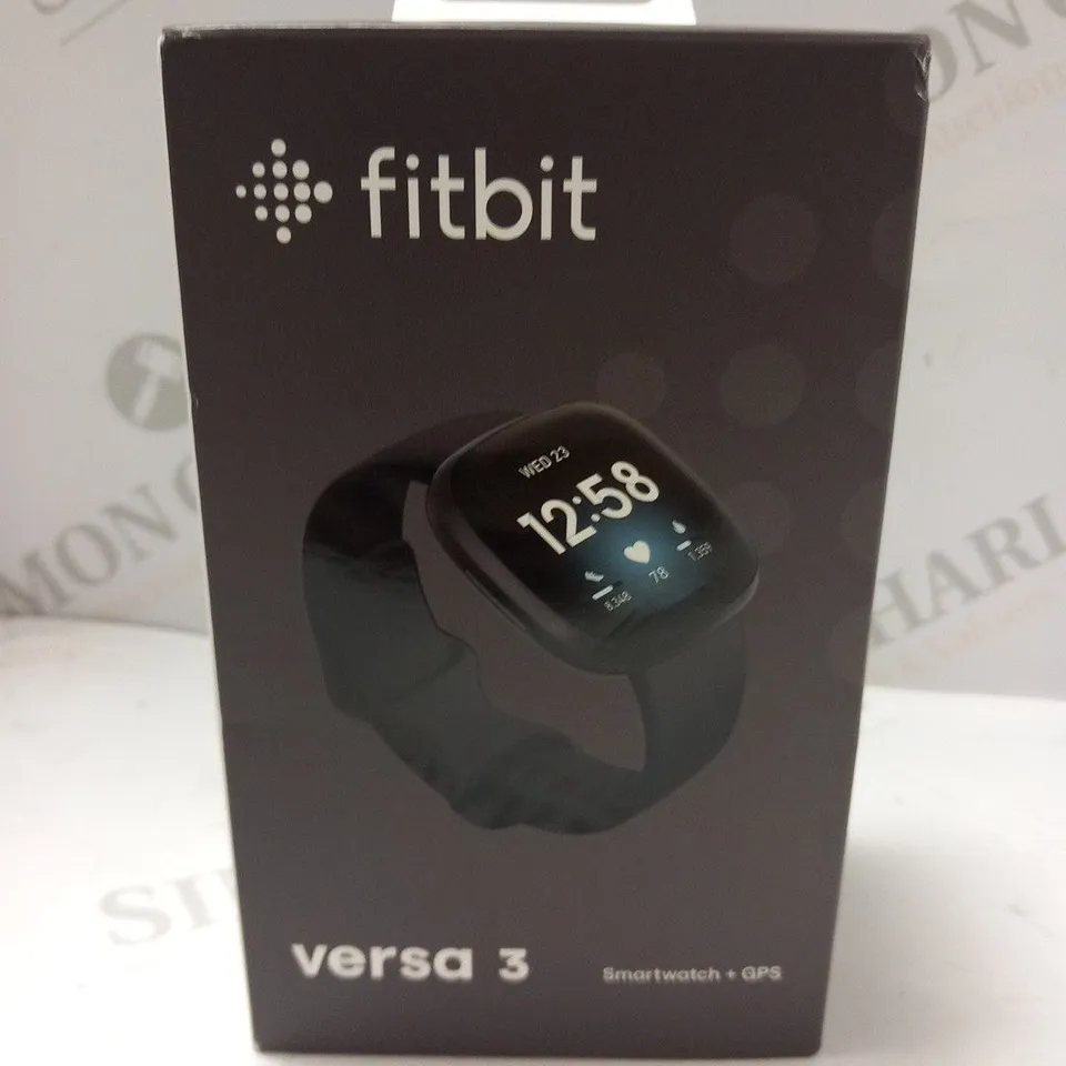 BOXED FITBIT VERSA 3 SMARTWATCH AND GPS