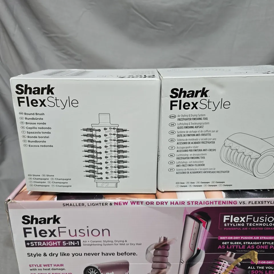 SHARK FLEXSTYLE + FLEXFUSION HAIR STYLING SYSTEM – BOXED SET (3 BOXES)