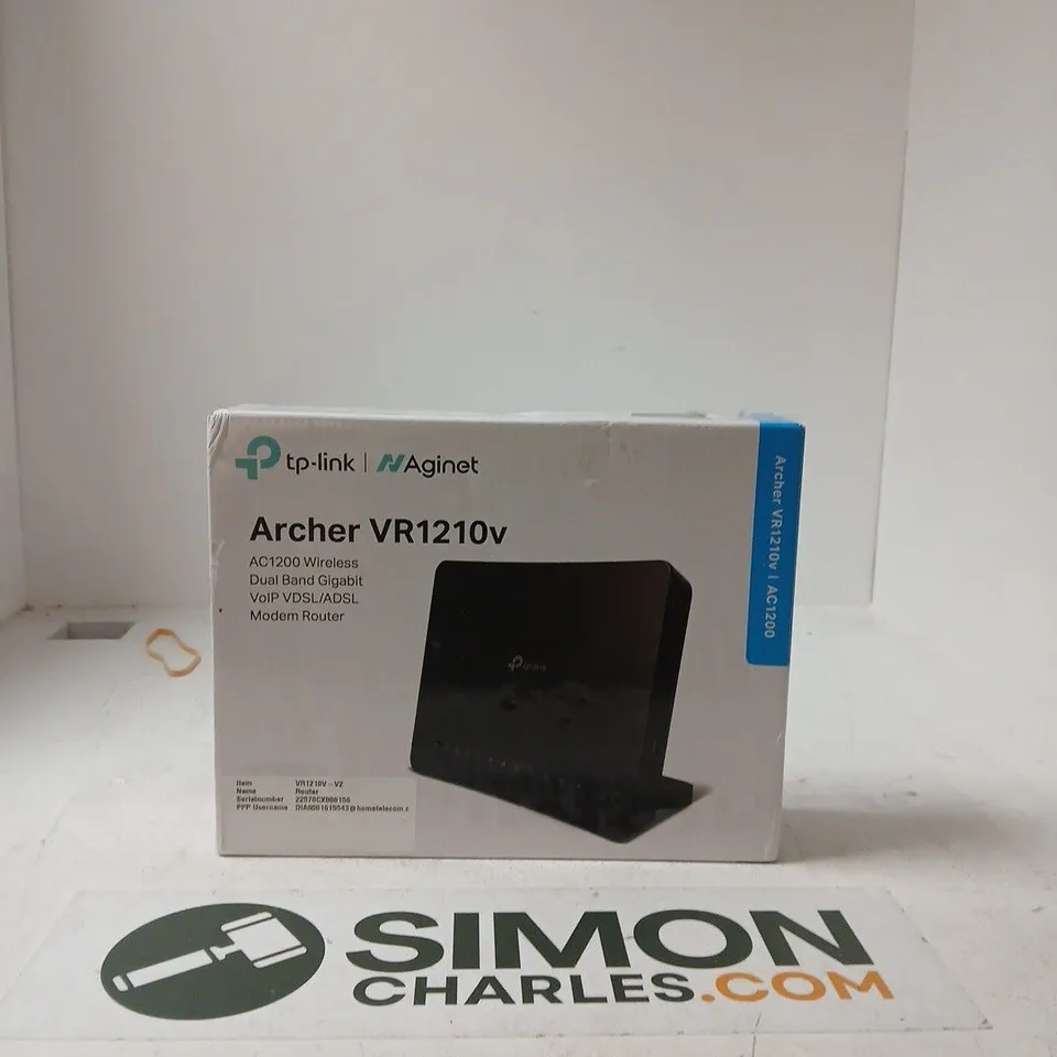 TP-LINK ARCHER VR1210V MODEM ROUTER (BOXED)