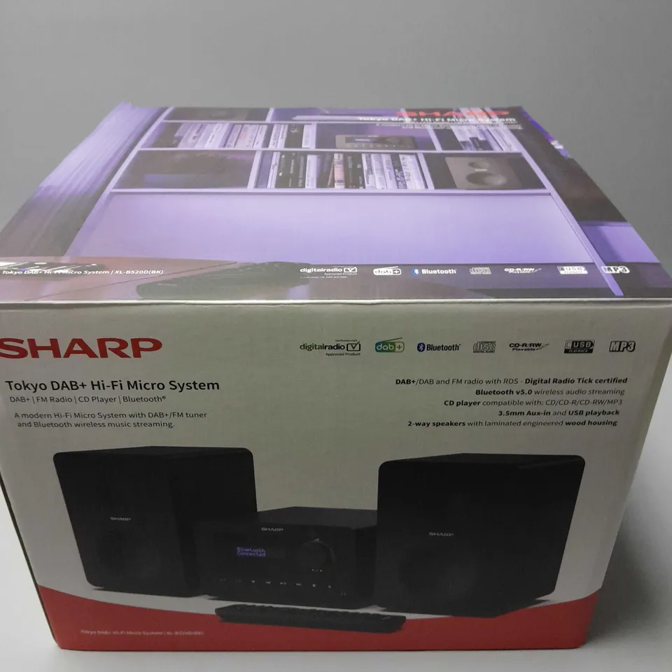 BOXED SHARP TOKYO DAB+ HI-FI MICRO SYSTEM