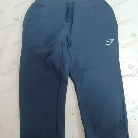 GYMSHARK NAVY JOGGING PANTS - XS