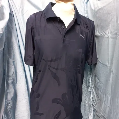 PUMA POLO SHIRT – DEEP NAVY, MEN'S UK S (US XS / EU 44/46) – WITH TAG