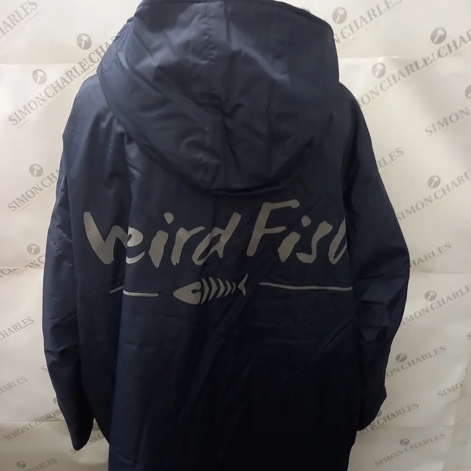WEIRD FISH ZIPPED COAT SIZE S