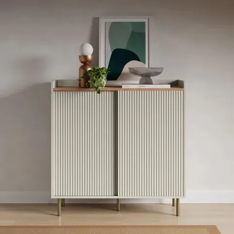 BOXED GEORGI SMALL SIDEBOARD - NATURAL (1 BOX)
