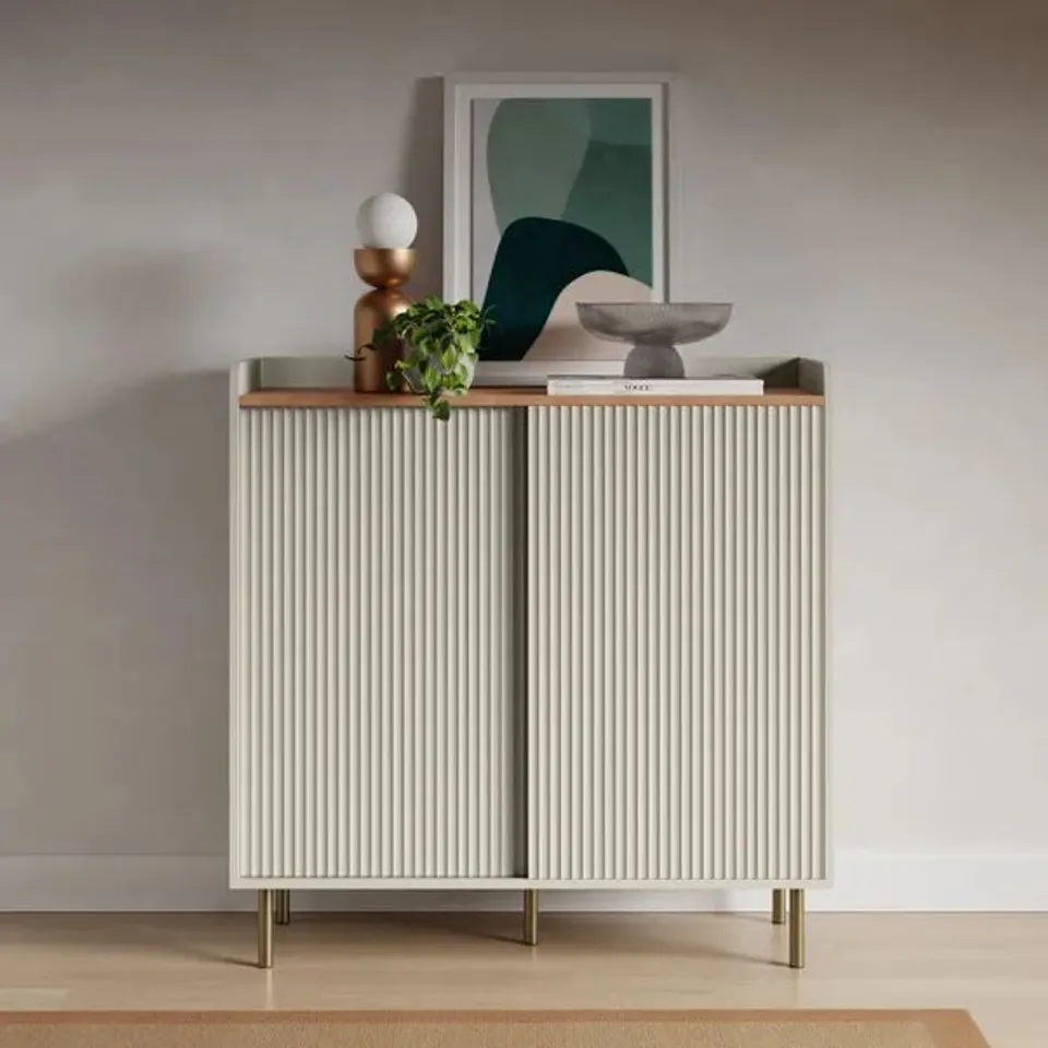 BOXED GEORGI SMALL SIDEBOARD - NATURAL (1 BOX)