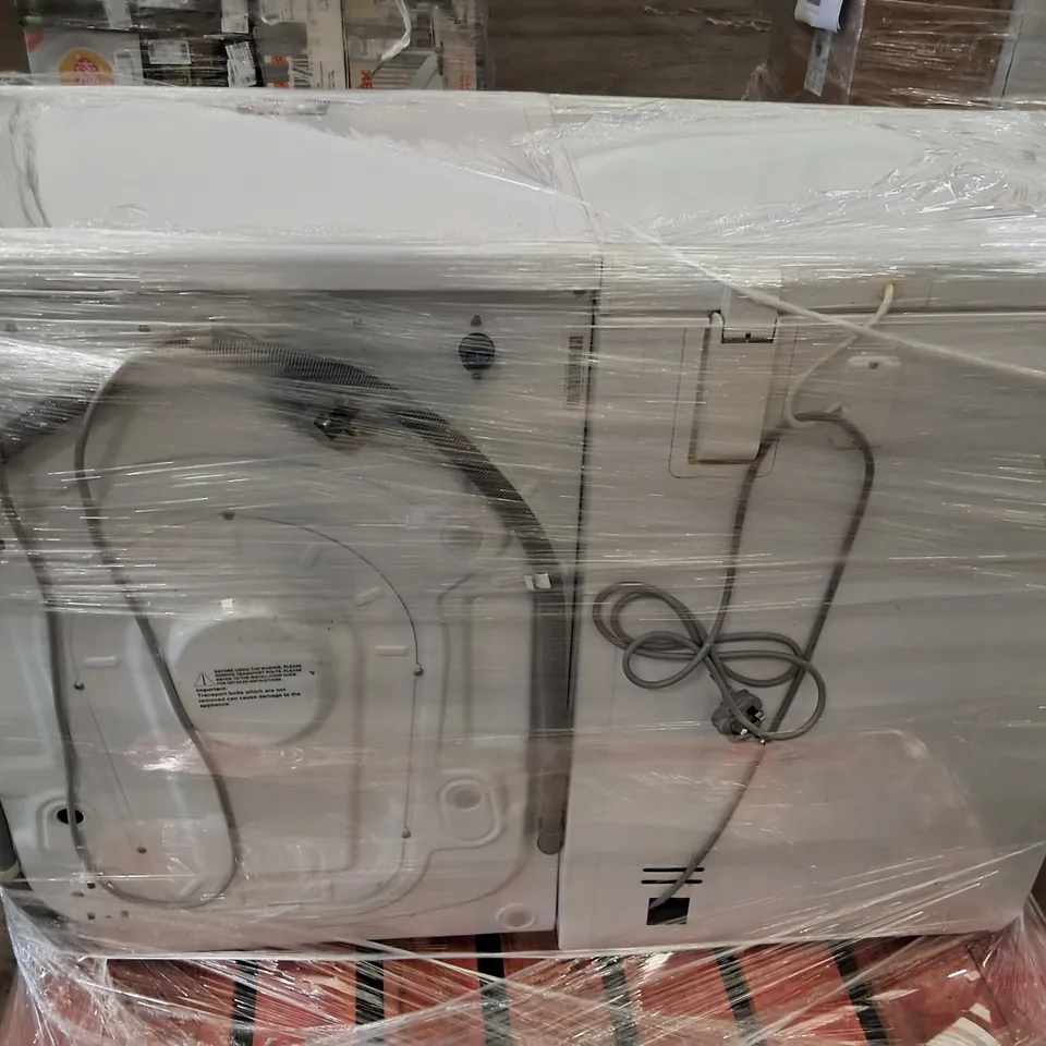RUSSELL HOBBS CHEST FREEZER 99L BLACK AND HISENSE 60CM FREESTANDING 8 KG FRONT LOAD WASHER UNPROCESSED RAW RETURNS