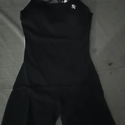 GYM KING UNITARD IN BLACK SIZE UK 10