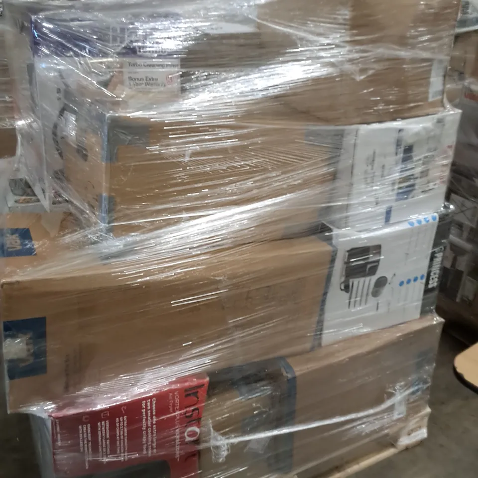 PALLET OF APPROXIMATELY 21 UNPROCESSED RAW RETURN HOUSEHOLD AND ELECTRICAL GOODS TO INCLUDE;