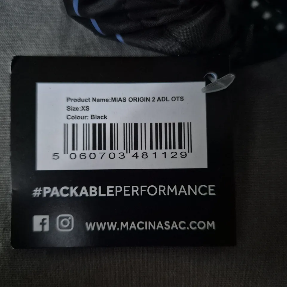 MAC IN A SAC WATERPROOF OVERTROUSER – XS – BLACK
