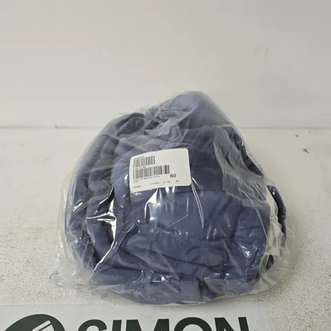 COZEE HOME FULL ZIP LOUNGER WITH HOOD GREY BLUE LARGE/EXTRA LARGE