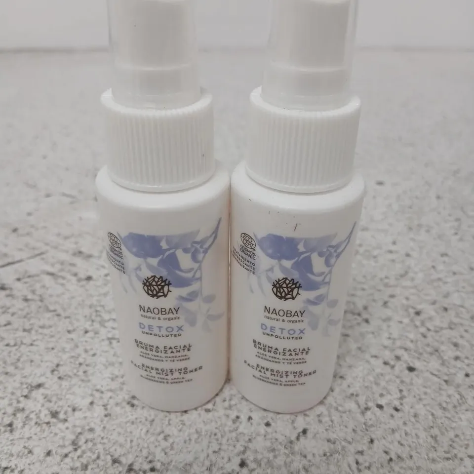 APPROXIMATELY 90 NAOBAY DETOX ENERGIZING FACIAL MIST 