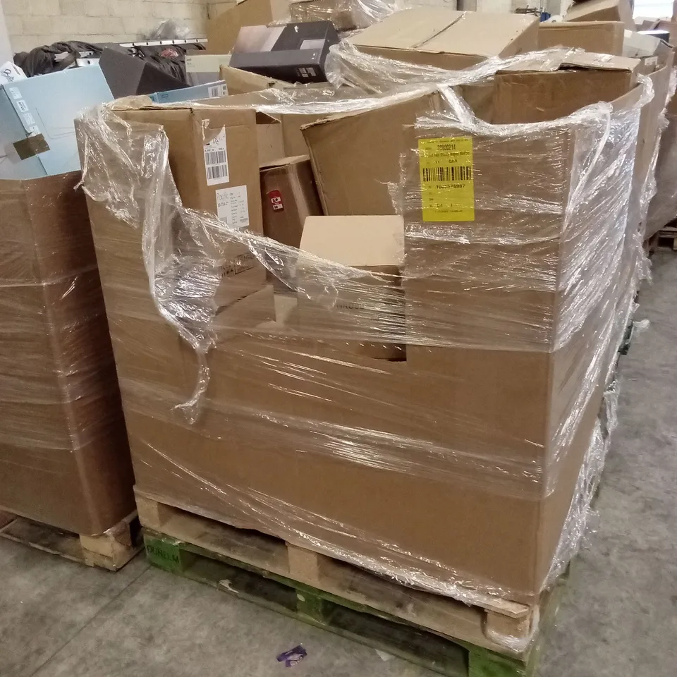 PALLET TO CONTAIN A LARGE QUANTITY OF DESIGNER HOME LIGHTING GOODS AND PRODUCTS 