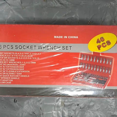 SET OF 4 UNBRANDED 46-PIECE SOCKET WRENCH SETS